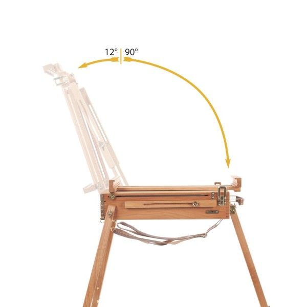 Mabef Boîte chevalet - hêtre huilé - hauteur de châssis max. 85cm MABEF 5 - Colorart 