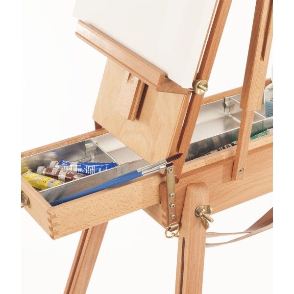 Mabef Boîte chevalet - hêtre huilé - hauteur de châssis max. 85cm MABEF 7 - Colorart 