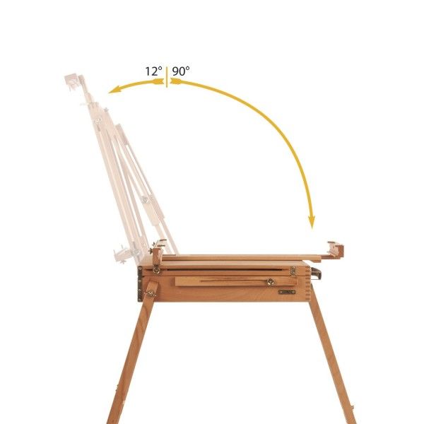 Mabef Boîte chevalet - hêtre huilé - hauteur de châssis max. 87cm MABEF 5 - Colorart 