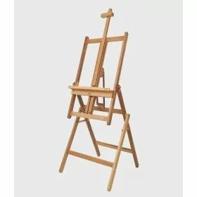 Mabef Chevalet d'atelier - hêtre huilé - inclinable jusqu'à l'horizontale - hauteur de châssis max. 138cm MABEF 1 - Colorart