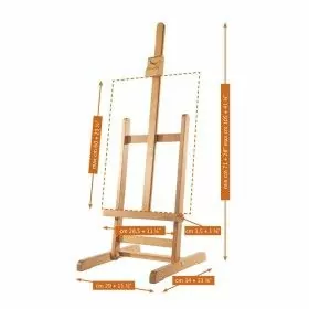 Mabef Chevalet de table - hêtre huilé - hauteur de châssis max. 60cm MABEF 1 - Colorart