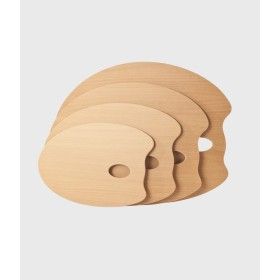 Mabef palette en bois - ovale - 25x35cm MABEF 1 - Colorart