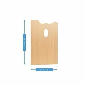 Mabef palette en bois - rectangulaire - 30x45cm MABEF 1 - Colorart 