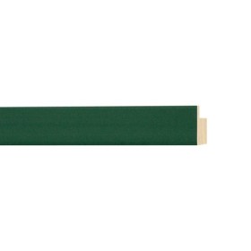 ENCADREMENT ( SANS VERRE ) "COSTA RICA" PLAT VERT FONCE (SECTION CADRE : 20-20 (L X H mm)) Eurobaguette 1 - Colorart