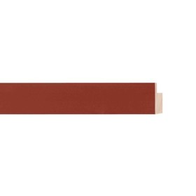 ENCADREMENT ( SANS VERRE ) "COSTA RICA" PLAT BRUN ROUGE (SECTION CADRE : 20-20 (L X H mm)) Eurobaguette 1 - Colorart