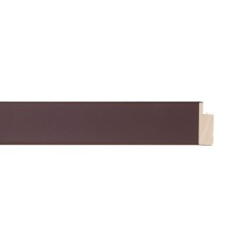 ENCADREMENT ( SANS VERRE ) "COSTA RICA" PLAT BRUN (SECTION CADRE : 20-20 (L X H mm)) Eurobaguette 1 - Colorart