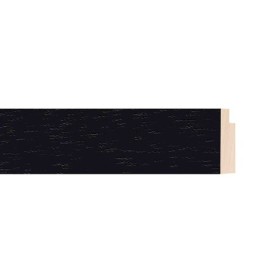 ENCADREMENT ( SANS VERRE ) "AUTHENTICA" NOIR (SECTION CADRE : 30-28 (L X H mm)) Eurobaguette 1 - Colorart