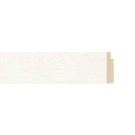 ENCADREMENT ( SANS VERRE ) "AUTHENTICA" BLANC (SECTION CADRE : 30-28 (L X H mm)) Eurobaguette 1 - Colorart