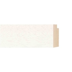 ENCADREMENT ( SANS VERRE ) "AUTHENTICA" BLANC (SECTION CADRE : 40-40 (L X H mm)) Eurobaguette 1 - Colorart 