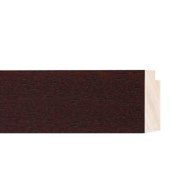 ENCADREMENT ( SANS VERRE ) "AUTHENTICA" WENGE (SECTION CADRE : 40-40 (L X H mm)) Eurobaguette 1 - Colorart