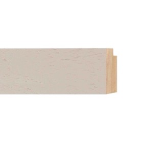 ENCADREMENT ( SANS VERRE ) "AUTHENTICA" GRIS/VERT (SECTION CADRE : 40-40 (L X H mm)) Eurobaguette 1 - Colorart 