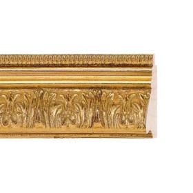 ENCADREMENT ( SANS VERRE ) DORE ORNE (SECTION CADRE : 55-32 (L X H mm)) Eurobaguette 1 - Colorart