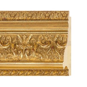 ENCADREMENT ( SANS VERRE ) DORE ORNE (SECTION CADRE : 112-49 (L X H mm)) Eurobaguette 1 - Colorart 