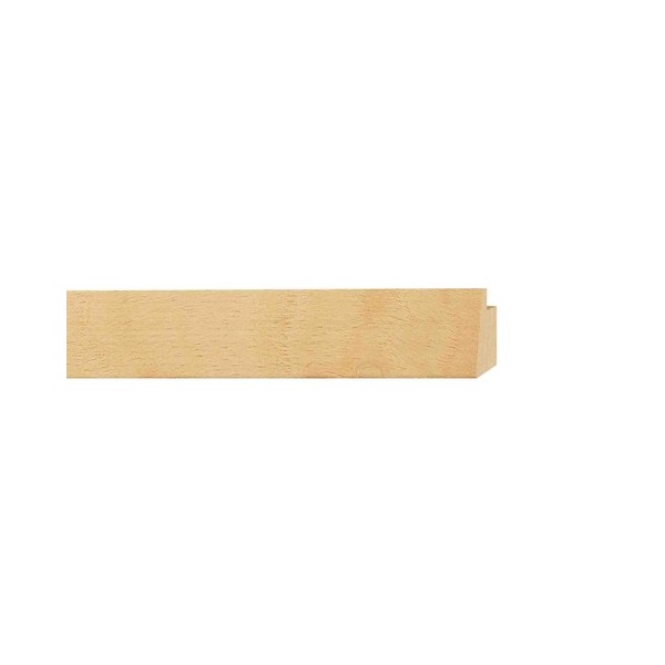 ENCADREMENT ( SANS VERRE ) AYOUS BRUT PROFIL INCLINE (SECTION CADRE : 20-19 (L X H mm)) Eurobaguette 1 - Colorart 