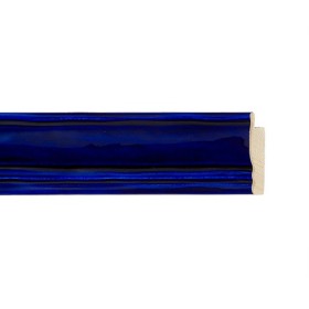 ENCADREMENT ( SANS VERRE ) "MARTINIQUE" BLEU FONCE (SECTION CADRE : 32-14 (L X H mm)) Eurobaguette 1 - Colorart 