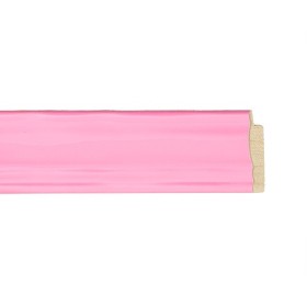 ENCADREMENT ( SANS VERRE ) "MARTINIQUE" ROSE FONCE (SECTION CADRE : 32-14 (L X H mm)) Eurobaguette 1 - Colorart