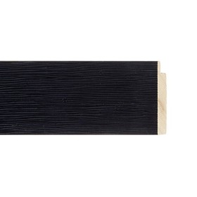 ENCADREMENT ( SANS VERRE ) "MOUSTIQUE" NOIR (SECTION CADRE : 44-14 (L X H mm)) Eurobaguette 1 - Colorart 