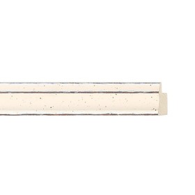 ENCADREMENT ( SANS VERRE ) "CIGALE" CREME (SECTION CADRE : 20-15 (L X H mm)) Eurobaguette 1 - Colorart