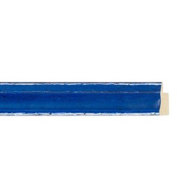 ENCADREMENT ( SANS VERRE ) "CIGALE" BLEU FONCE (SECTION CADRE : 20-15 (L X H mm)) Eurobaguette 1 - Colorart