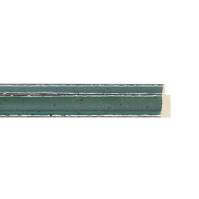 ENCADREMENT ( SANS VERRE ) "CIGALE" VERT FONCE (SECTION CADRE : 20-15 (L X H mm)) Eurobaguette 1 - Colorart 