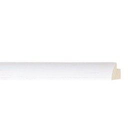 ENCADREMENT ( SANS VERRE ) "COCCINELLE" BLANC (SECTION CADRE : 15-20 (L X H mm)) Eurobaguette 1 - Colorart