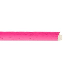 ENCADREMENT ( SANS VERRE ) "COCCINELLE" FUCHSIA (SECTION CADRE : 15-20 (L X H mm)) Eurobaguette 1 - Colorart
