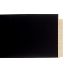 ENCADREMENT ( SANS VERRE ) LAQUE NOIR (SECTION CADRE : 68-20 (L X H mm)) Eurobaguette 1 - Colorart