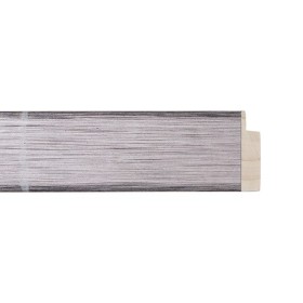 ENCADREMENT ( SANS VERRE ) "VENUS" PLOMB AVEC DOS NOIR (SECTION CADRE : 30-20 (L X H mm)) Eurobaguette 1 - Colorart 