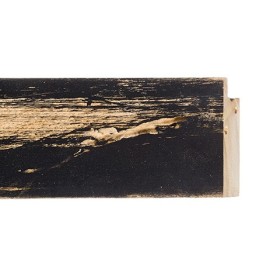 ENCADREMENT ( SANS VERRE ) BOIS PERDU NOIR (SECTION CADRE : 50-18 (L X H mm)) Eurobaguette 1 - Colorart 