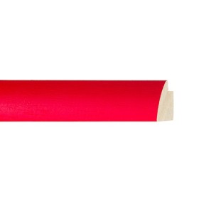 ENCADREMENT ( SANS VERRE ) "COCCINELLE 2" ROUGE VIF (SECTION CADRE : 24-25 (L X H mm)) Eurobaguette 1 - Colorart