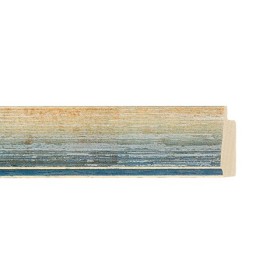 ENCADREMENT ( SANS VERRE ) "BASTIANO" BLEU (SECTION CADRE : 30-17 (L X H mm)) Eurobaguette 1 - Colorart