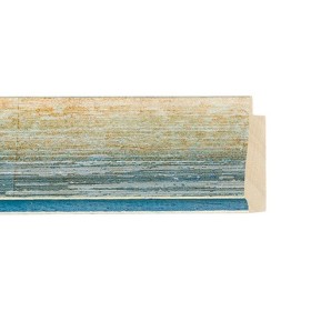 ENCADREMENT ( SANS VERRE ) "BASTIANO" BLEU (SECTION CADRE : 44-21 (L X H mm)) Eurobaguette 1 - Colorart 