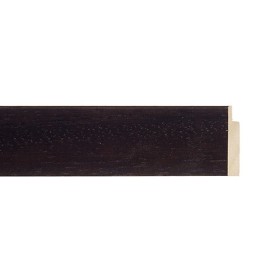 ENCADREMENT ( SANS VERRE ) "DEMOISELLE" WENGE (SECTION CADRE : 30-13 (L X H mm)) Eurobaguette 1 - Colorart 