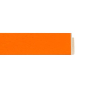 ENCADREMENT ( SANS VERRE ) "DEMOISELLE" ORANGE (SECTION CADRE : 30-13 (L X H mm)) Eurobaguette 1 - Colorart