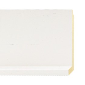ENCADREMENT ( SANS VERRE ) CAISSE AMERICAINE BLANCHE SUR BOIS (SECTION CADRE : 90-40 (L X H mm)) Eurobaguette 1 - Colorart