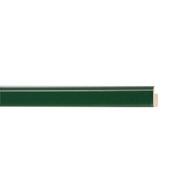 ENCADREMENT ( SANS VERRE ) MEPLAT LAQUE VERT FONCE (SECTION CADRE : 14-14 (L X H mm)) Eurobaguette 1 - Colorart