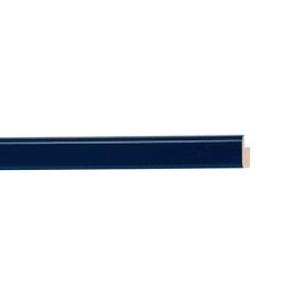 ENCADREMENT ( SANS VERRE ) MEPLAT LAQUE BLEU FONCE (SECTION CADRE : 14-14 (L X H mm)) Eurobaguette 1 - Colorart