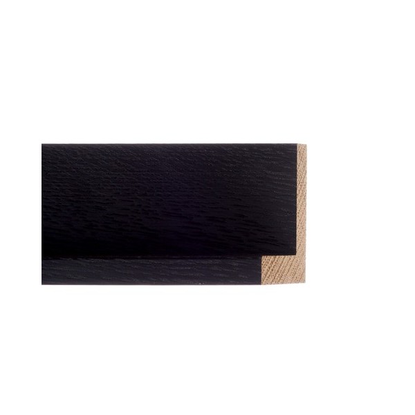 ENCADREMENT ( SANS VERRE ) "SOLID WOOD" CAISSE AMERICAINE CHÊNE NOIR (SECTION CADRE : 50-40 (L X H mm)) Eurobaguette 1 - Colorar