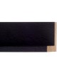 ENCADREMENT ( SANS VERRE ) "SOLID WOOD" CAISSE AMERICAINE CHÊNE NOIR (SECTION CADRE : 50-40 (L X H mm)) Eurobaguette 1 - Colorar