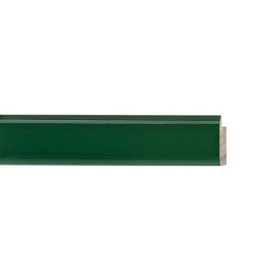 ENCADREMENT ( SANS VERRE ) MEPLAT LAQUE VERT FONCE (SECTION CADRE : 23-13 (L X H mm)) Eurobaguette 1 - Colorart 