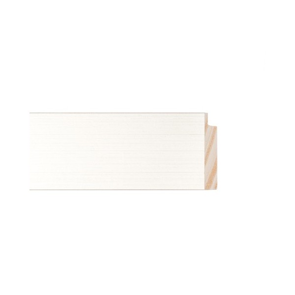 ENCADREMENT ( SANS VERRE ) PLAT "STAINLESS" PLATINE (SECTION CADRE : 38-17 (L X H mm)) Eurobaguette 1 - Colorart 