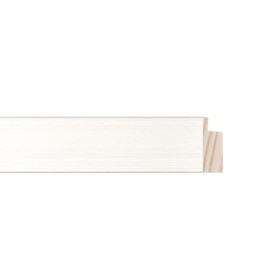 ENCADREMENT ( SANS VERRE ) PLAT "STAINLESS" PLATINE (SECTION CADRE : 23-22 (L X H mm)) Eurobaguette 1 - Colorart