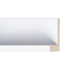 ENCADREMENT ( SANS VERRE ) CAISSE AMERICAINE BLANCHE (SECTION CADRE : 56-43 (L X H mm)) Eurobaguette 1 - Colorart 
