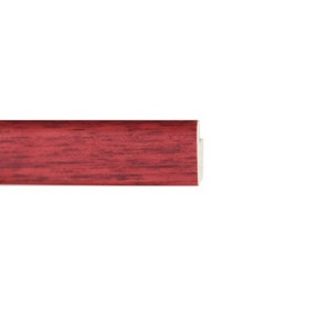 ENCADREMENT ( SANS VERRE ) "ANILINE" RAMIN ROUGE FONCE (SECTION CADRE : 14-13 (L X H mm)) Eurobaguette 1 - Colorart 