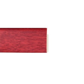 ENCADREMENT ( SANS VERRE ) "ANILINE" RAMIN ROUGE FONCE (SECTION CADRE : 23-13 (L X H mm)) Eurobaguette 1 - Colorart