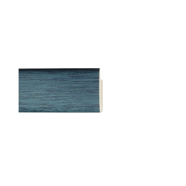 ENCADREMENT ( SANS VERRE ) "ANILINE" RAMIN VERT/BLEU (SECTION CADRE : 23-13 (L X H mm)) Eurobaguette 1 - Colorart 