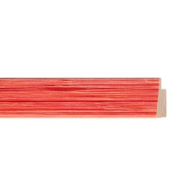 ENCADREMENT ( SANS VERRE ) "COLORE" ROUGE (SECTION CADRE : 25-18 (L X H mm)) Eurobaguette 1 - Colorart 