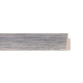 ENCADREMENT ( SANS VERRE ) "COLORE" GRIS (SECTION CADRE : 25-18 (L X H mm)) Eurobaguette 1 - Colorart 