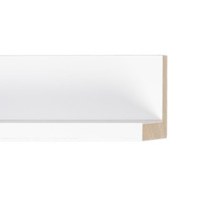 ENCADREMENT ( SANS VERRE ) "GLOSS" CAISSE AMERICAINE LAQUE BLANCHE (SECTION CADRE : 50-40 (L X H mm)) Eurobaguette 1 - Colorart