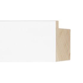 ENCADREMENT ( SANS VERRE ) "BLACK & WHITE" PLAT BLANC (SECTION CADRE : 55-55 (L X H mm)) Eurobaguette 1 - Colorart